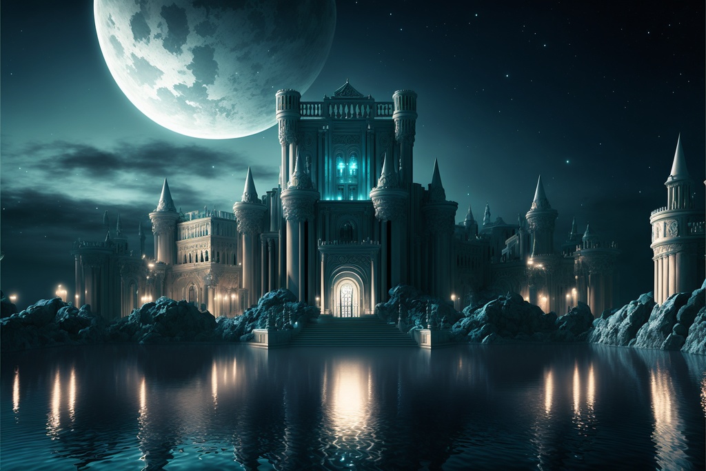 ファンタジー風の都市 3