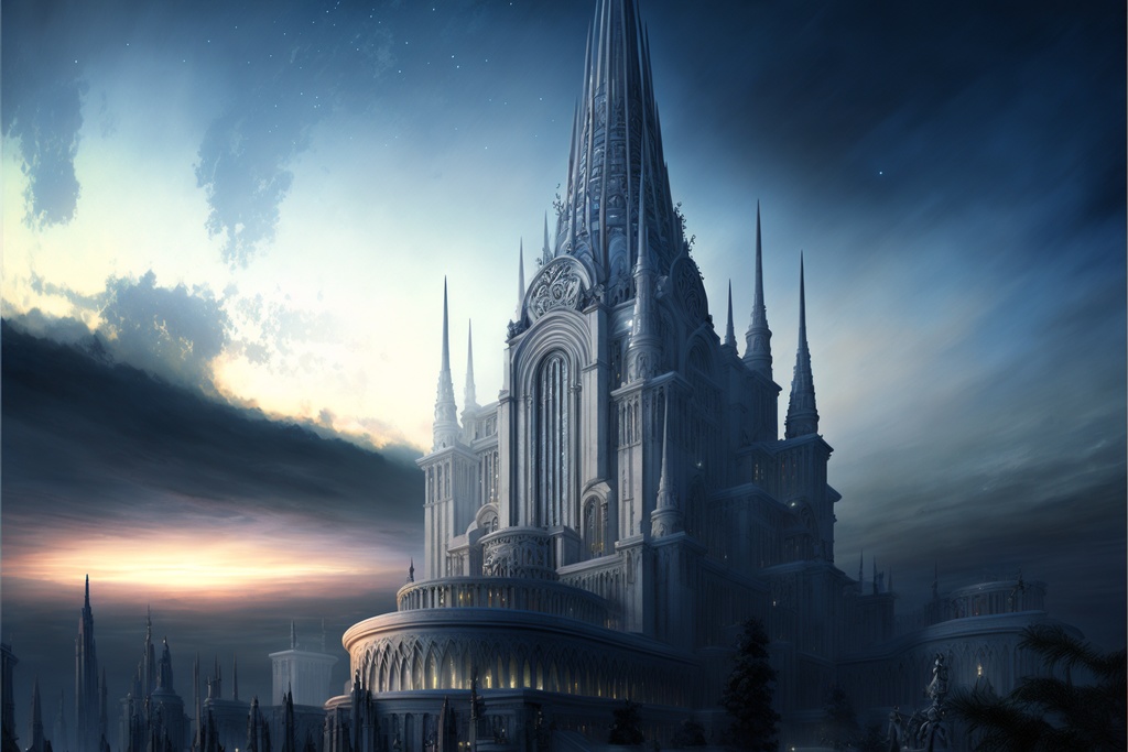 ファンタジー風の都市 3