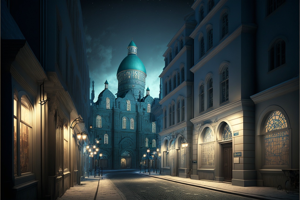 ファンタジー風の都市 3