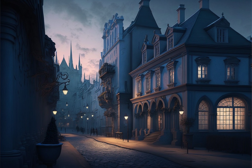 ファンタジー風の都市 3