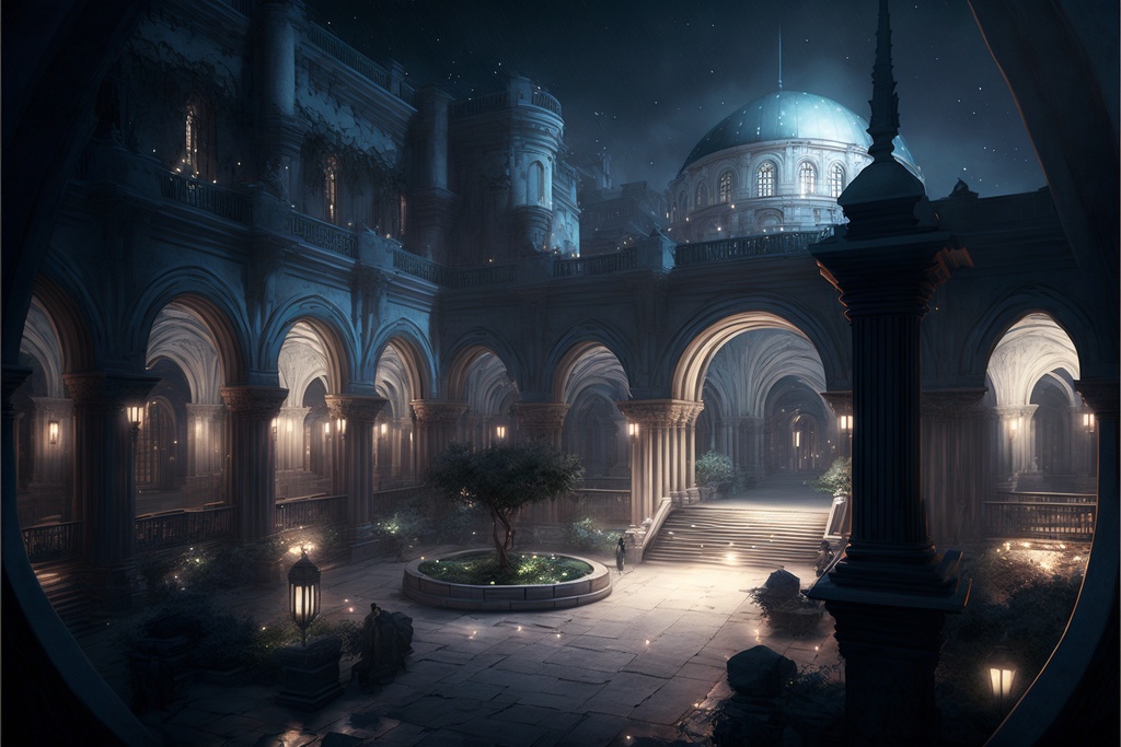 ファンタジー風の都市 4