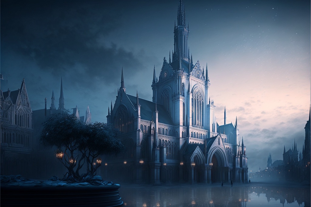 ファンタジー風の都市 4