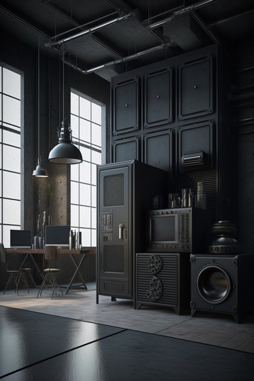 黒い邸宅 縦画面 1/2