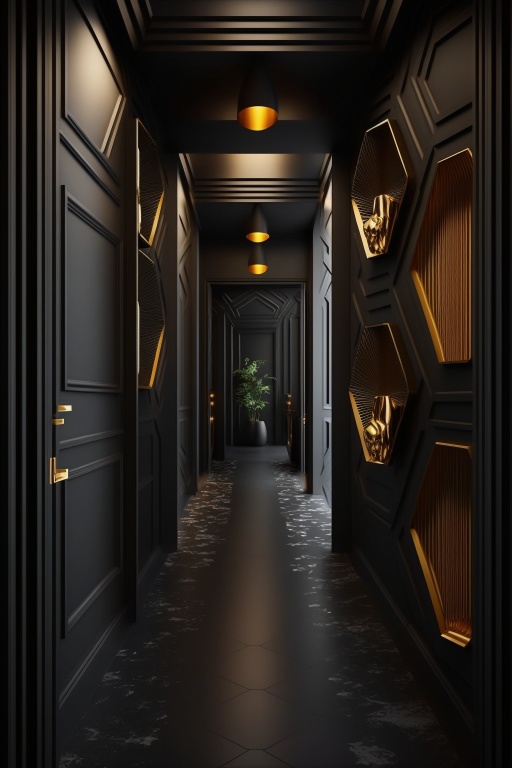 黒い邸宅 縦画面 1/2