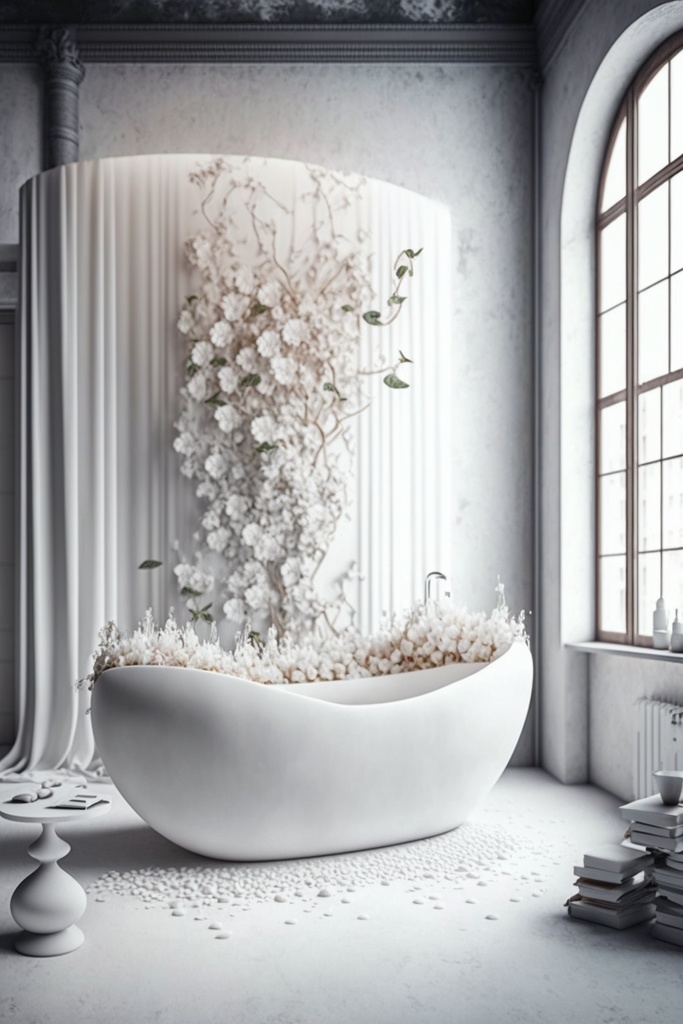 白い邸宅 縦画面 1/3