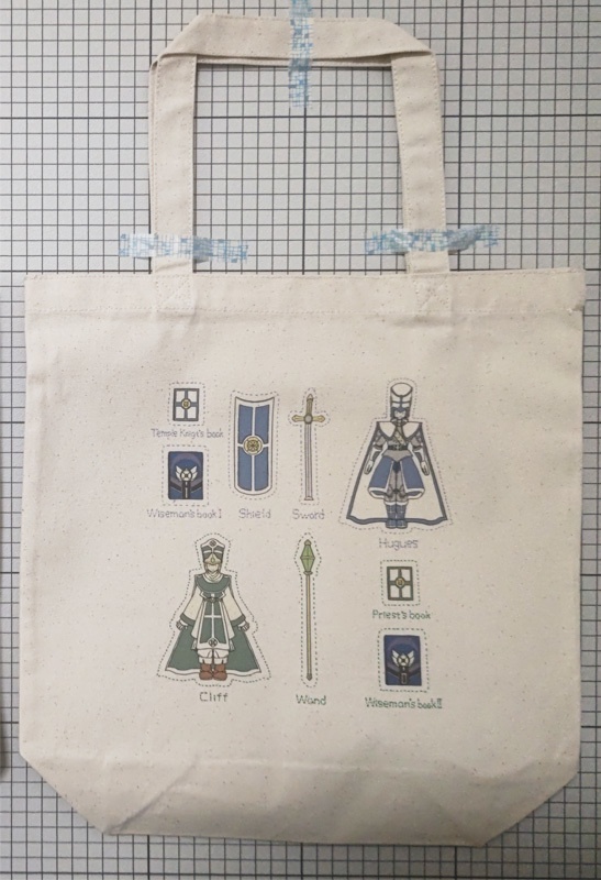 【再販】聖堂騎士長と大僧侶のトートバッグ