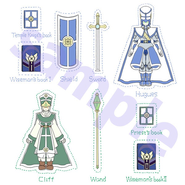 【再販】聖堂騎士長と大僧侶のトートバッグ