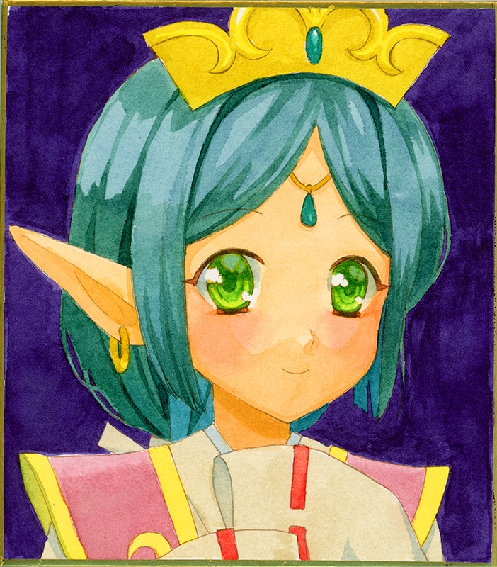 ヒスイ　色紙