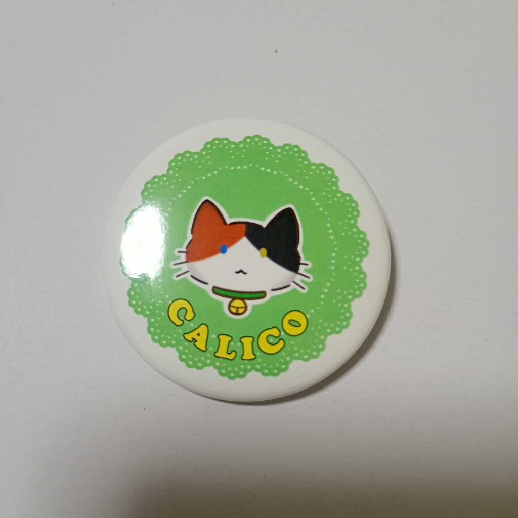 にゃんこの缶バッジ