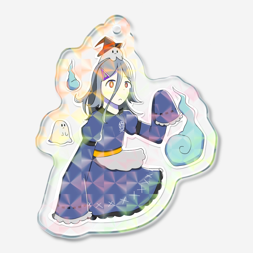 ハロウィンアクキー　幽霊