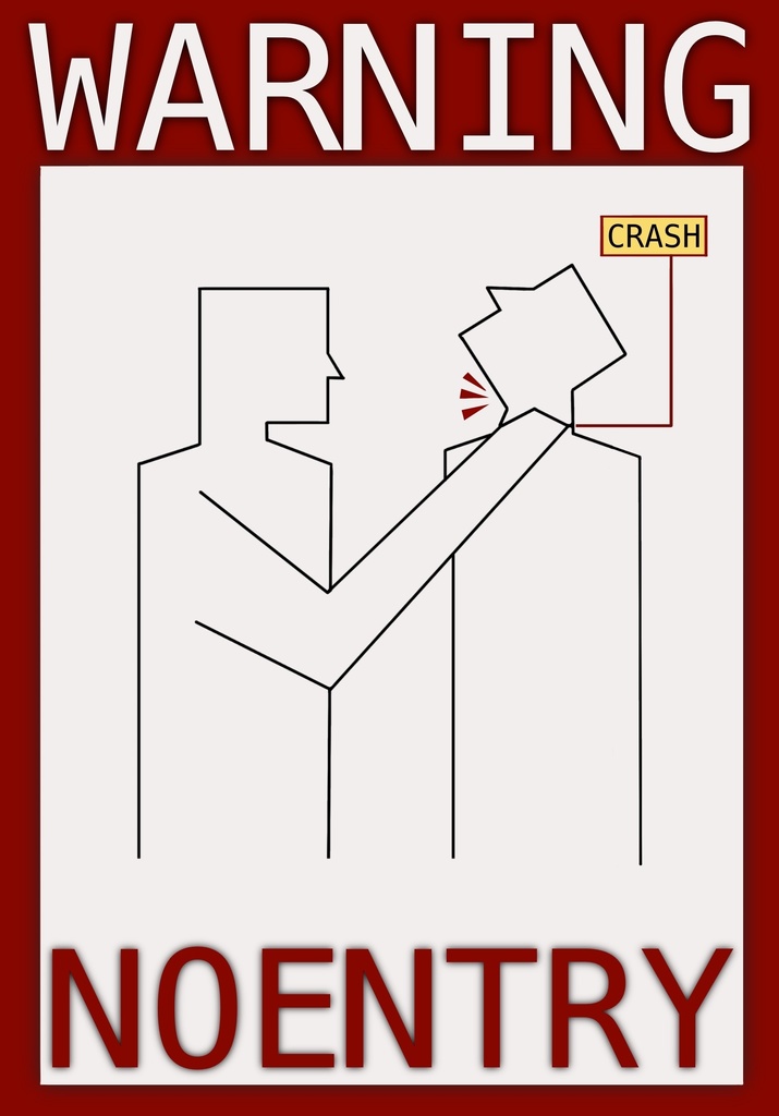 仮面ライダーリバイス 狩崎 の立入禁止標識  No Entry Warning Sign From Kamen rider revice PDF 