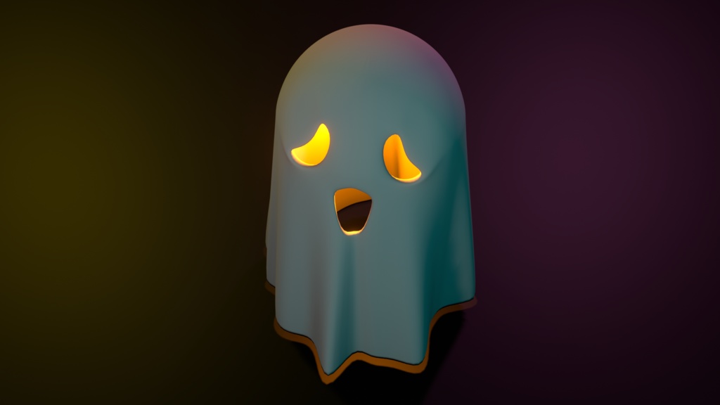 Scary cute Ghost Holloween decoration / 怖いかわいいゴースト