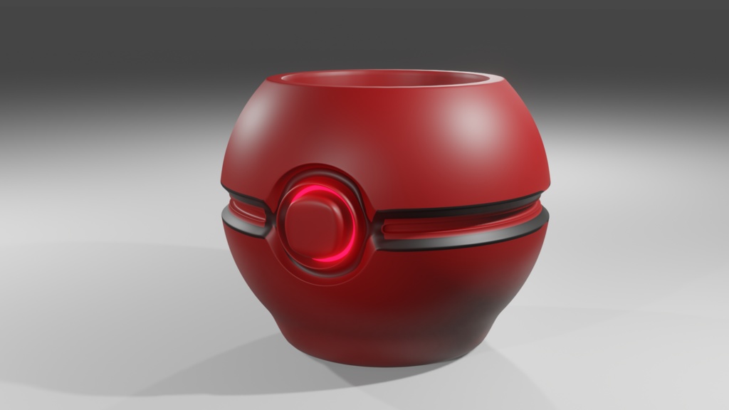 モンスターボール花瓶コレクション 1 / Lowpoly And Normal Version of Pokeball Vase Collection 1
