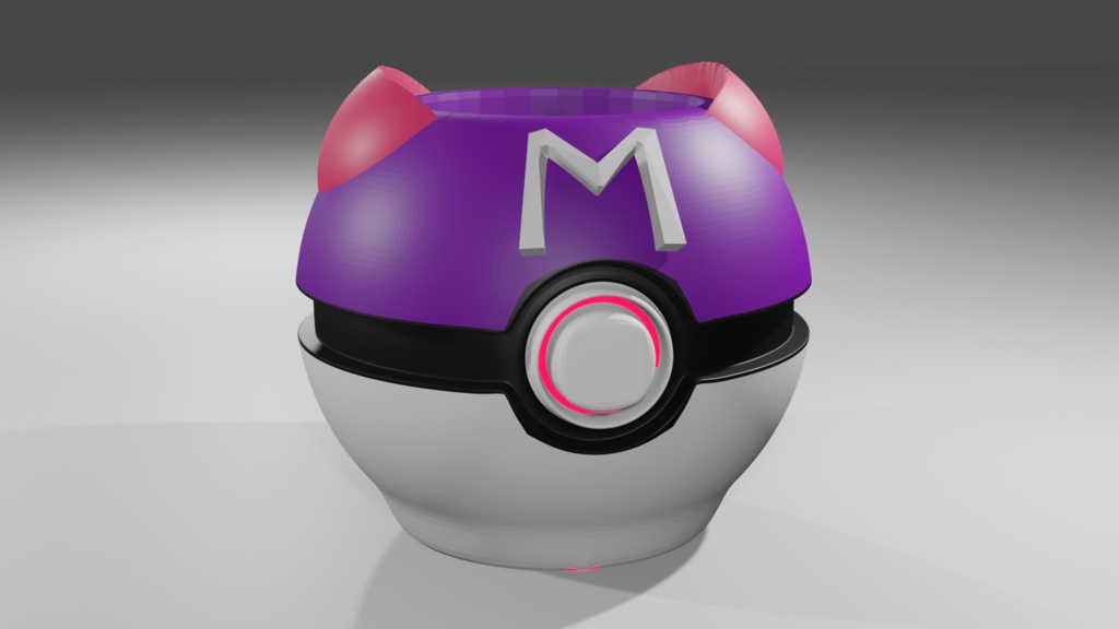 モンスターボール花瓶コレクション 1 / Lowpoly And Normal Version of Pokeball Vase Collection 1