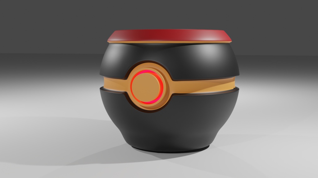 モンスターボール花瓶コレクション 1 / Lowpoly And Normal Version of Pokeball Vase Collection 1
