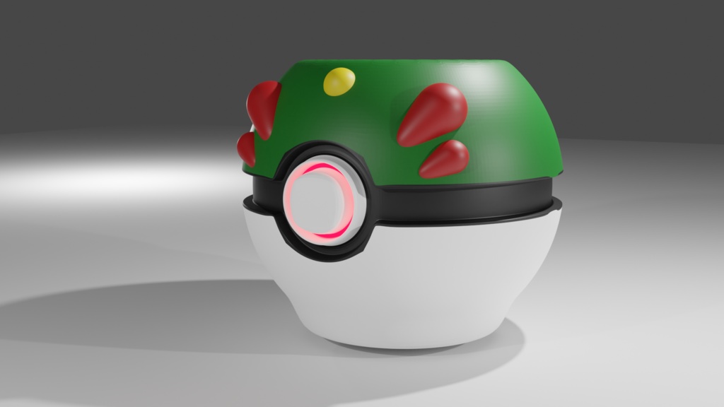 モンスターボール花瓶コレクション 1 / Lowpoly And Normal Version of Pokeball Vase Collection 1
