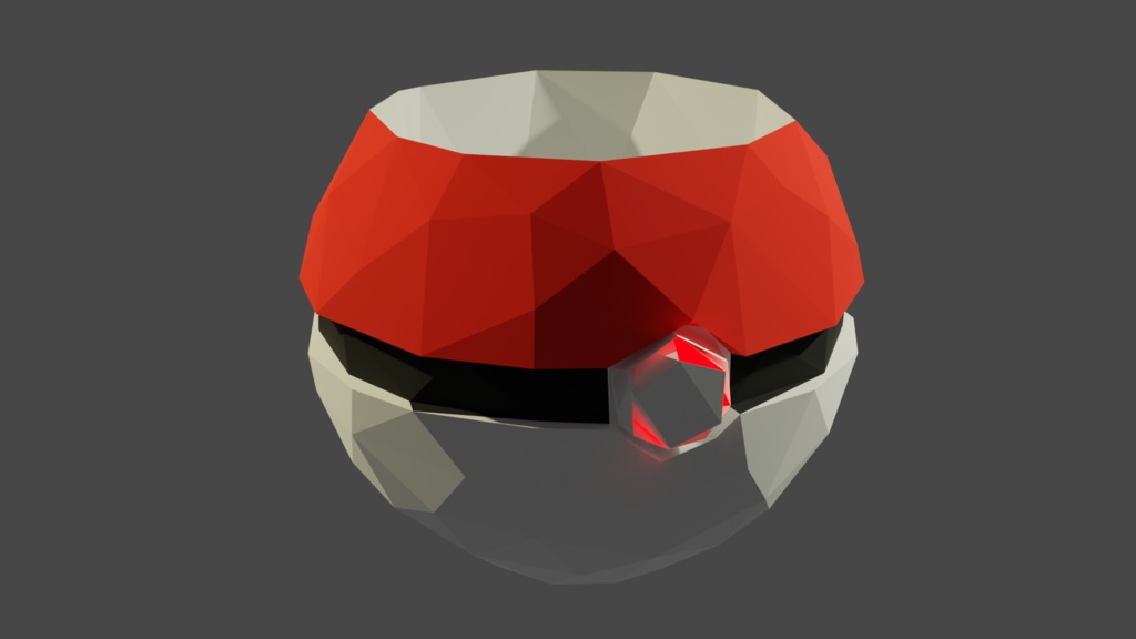 モンスターボール花瓶コレクション 1 / Lowpoly And Normal Version of Pokeball Vase Collection 1