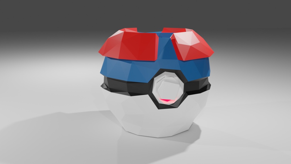 モンスターボール花瓶コレクション 1 / Lowpoly And Normal Version of Pokeball Vase Collection 1