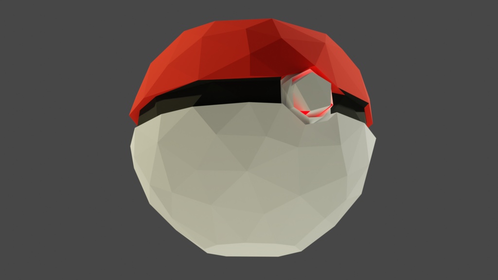 モンスターボール花瓶コレクション 1 / Lowpoly And Normal Version of Pokeball Vase Collection 1