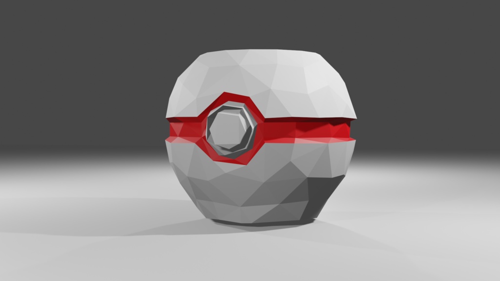 モンスターボール花瓶コレクション 1 / Lowpoly And Normal Version of Pokeball Vase Collection 1