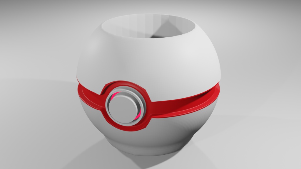 モンスターボール花瓶コレクション 1 / Lowpoly And Normal Version of Pokeball Vase Collection 1
