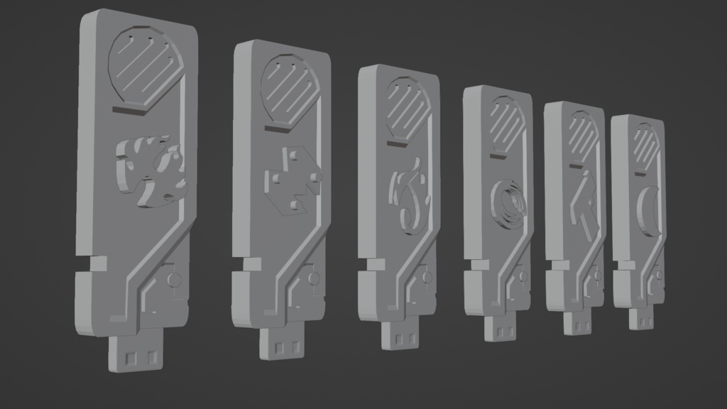 仮面ライダーW ガイアメモリー / Kamen rider w Base Gaia Memory