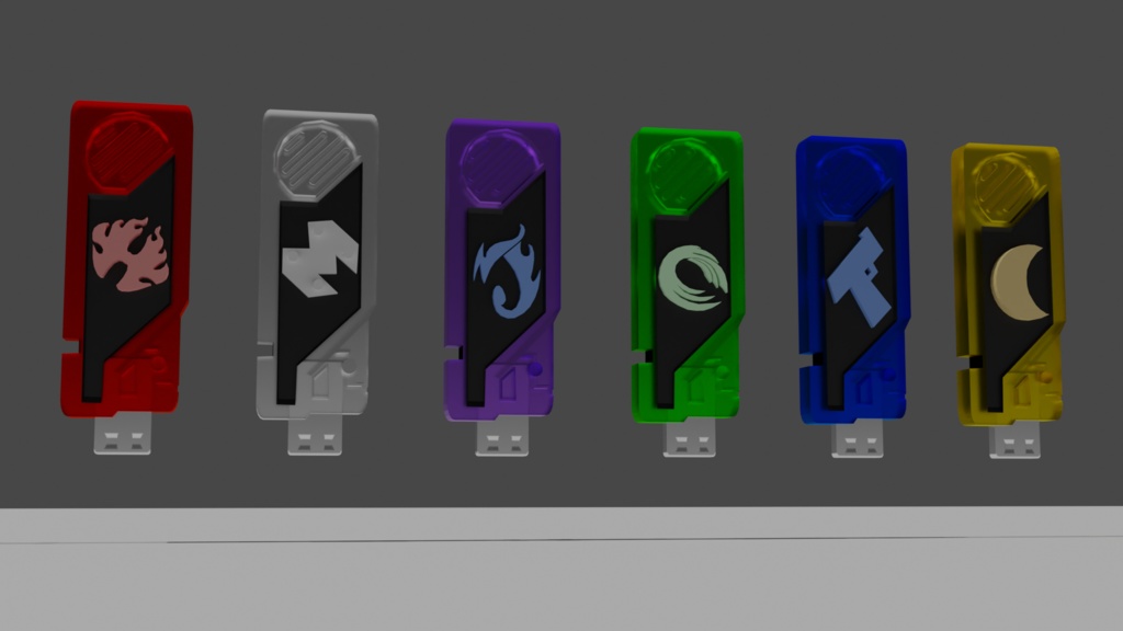 仮面ライダーW ガイアメモリー / Kamen rider w Base Gaia Memory