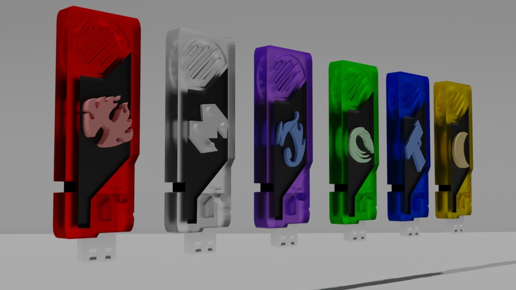 仮面ライダーW ガイアメモリー / Kamen rider w Base Gaia Memory