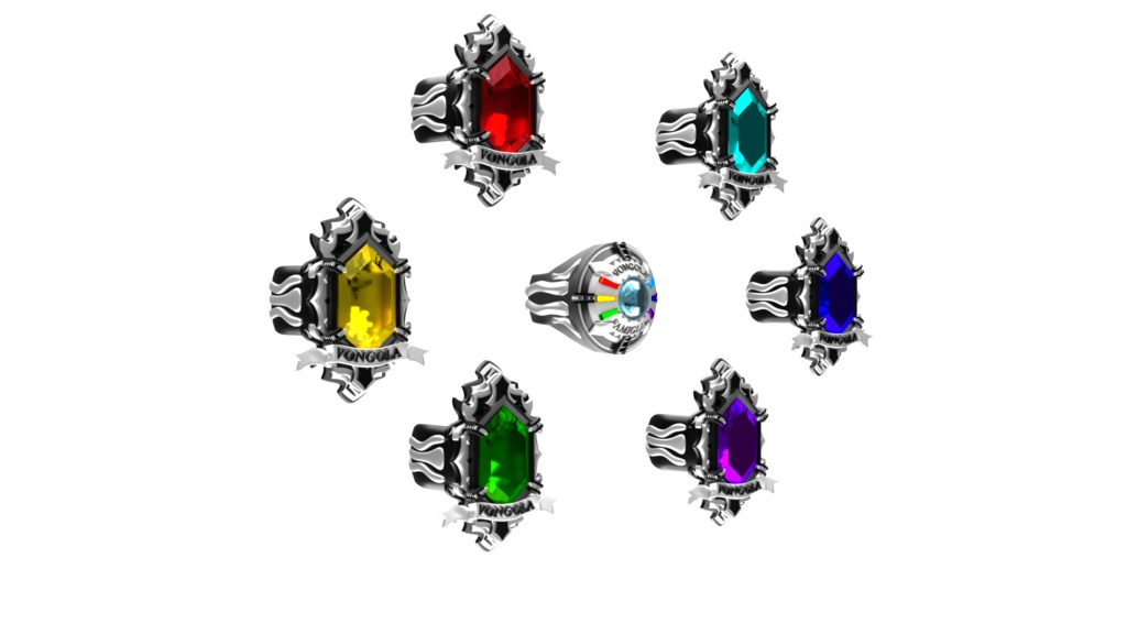 すべてのオ家庭教師ヒットマンREBORN!  リジナルボンゴレリング / REBORN All Original Vongola Rings With Mold For Crystal
