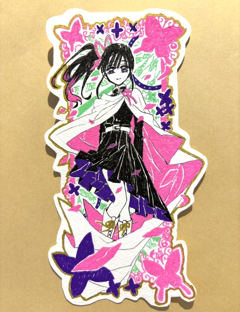 鬼滅の刃 栗花落カナヲ アナログイラスト