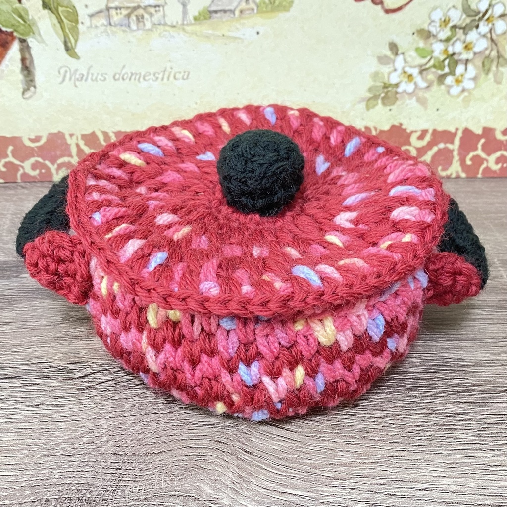 ハートの両手鍋【10〜13cmぬい用】