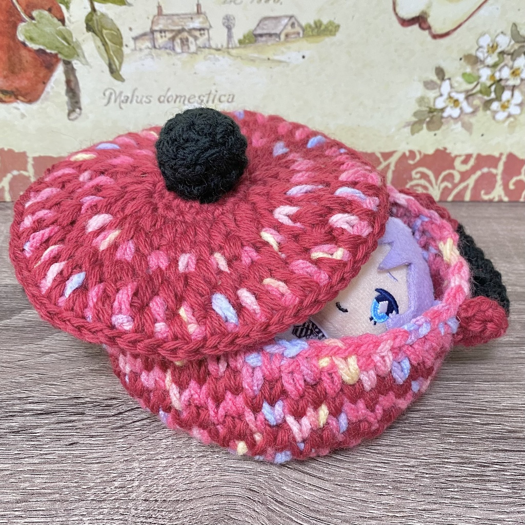 ハートの両手鍋【10〜13cmぬい用】