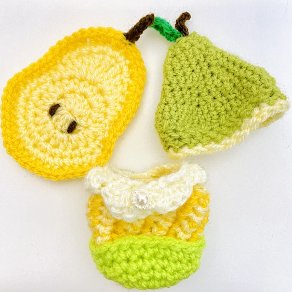 フルーツカップケーキ【10〜13cmぬい用】