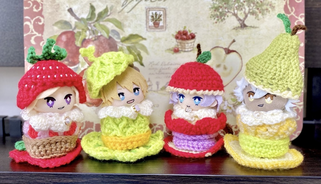 フルーツカップケーキ【10〜13cmぬい用】