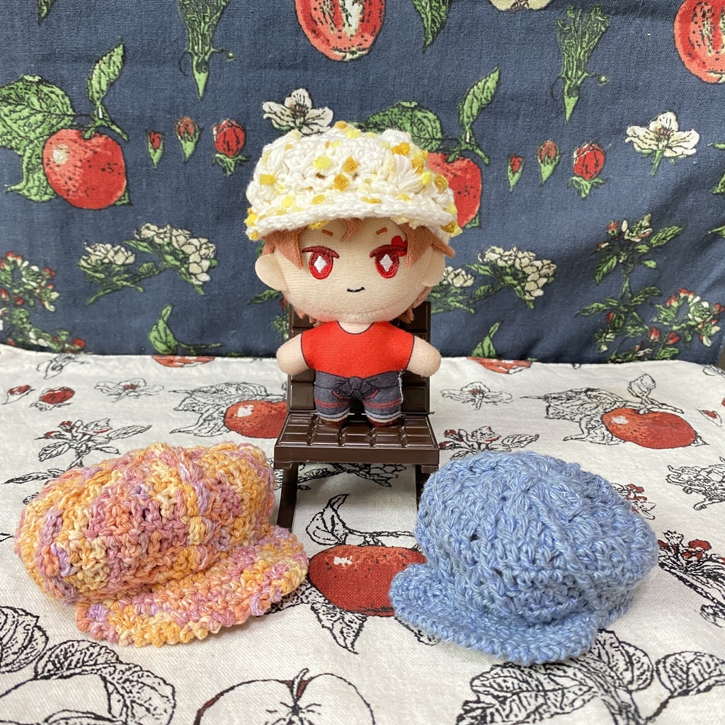 手編み 自作品 ☆バッグ 帽子 ポシェット☆ - ファッション/小物