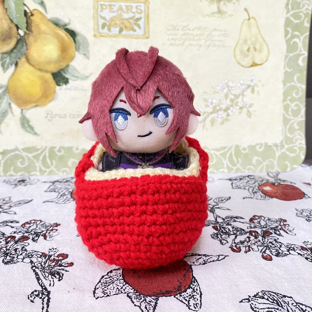 りんごのソファー【10〜13cmぬい用】