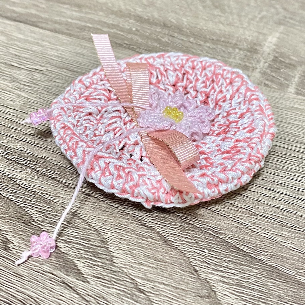 桜の帽子【10cmぬい用】