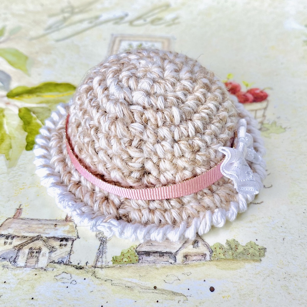麦わら帽子【10cmぬい用】
