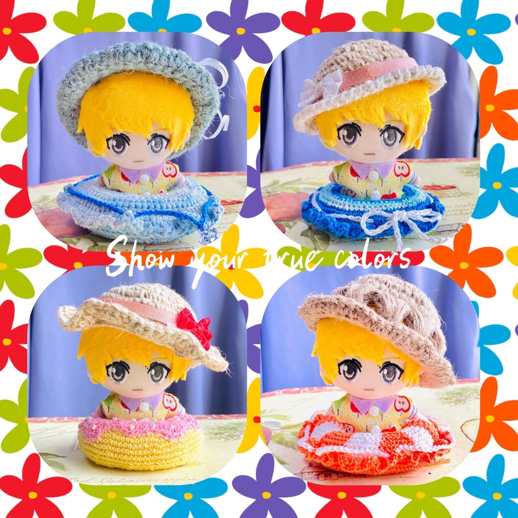 麦わら帽子【10cmぬい用】