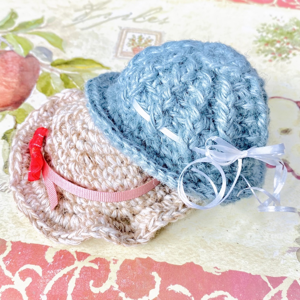 麦わら帽子【10cmぬい用】