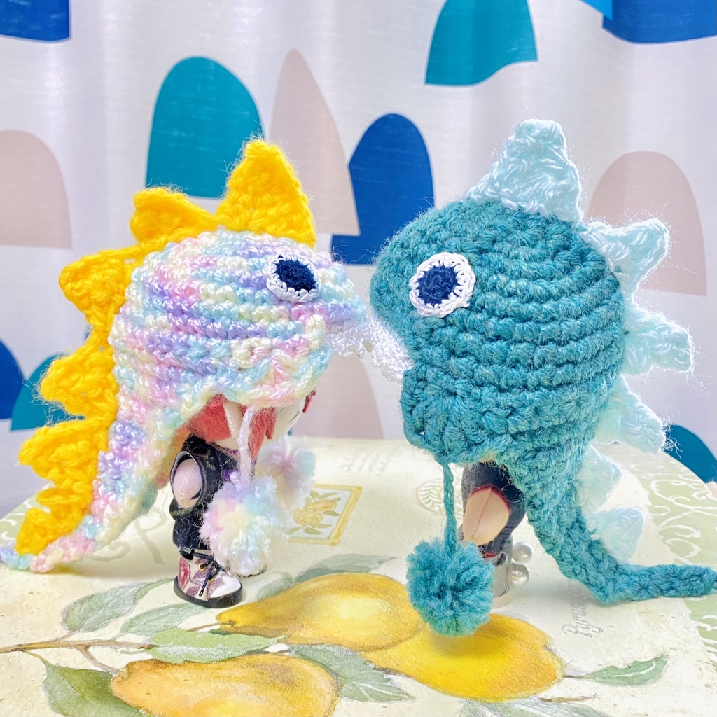 怪獣の被り物【10cmぬい用】