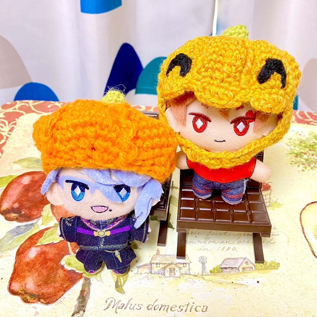 【10〜13cmぬい用】ハロウィン小物【手編み】