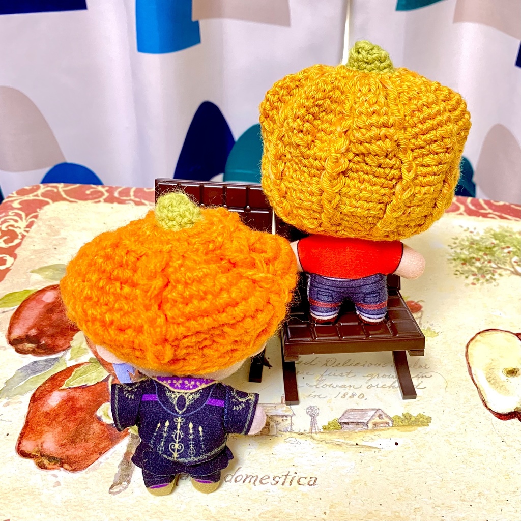 【10〜13cmぬい用】ハロウィン小物【手編み】