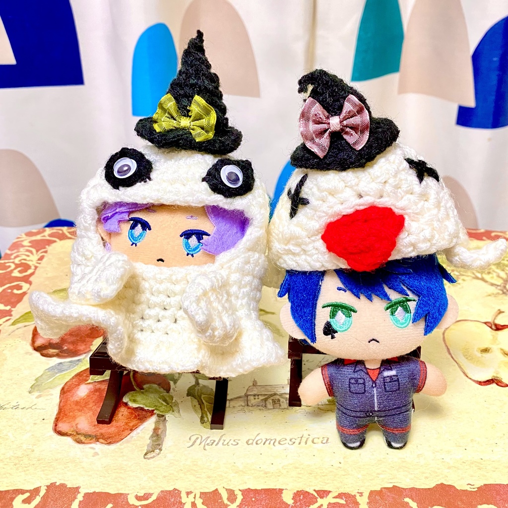 【10〜13cmぬい用】ハロウィン小物【手編み】