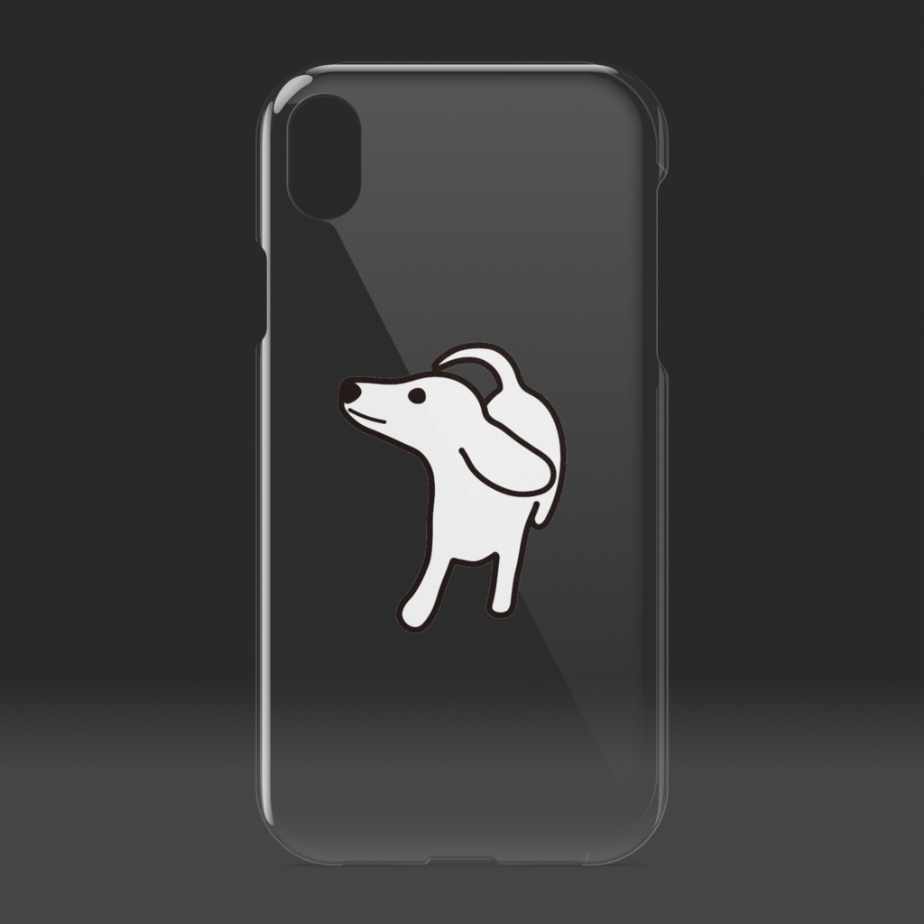 SOYベーシッククリアiPhoneケース(iPhoneXR)