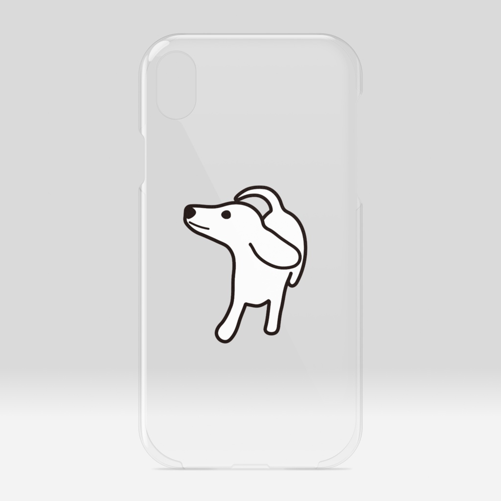 SOYベーシッククリアiPhoneケース(iPhoneXR)