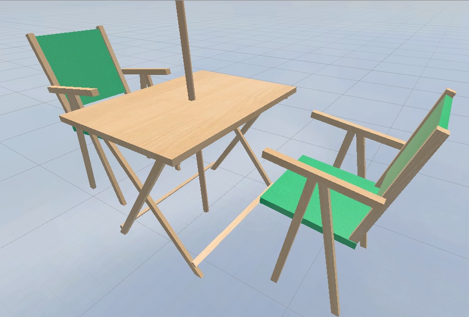 パラソルテーブル