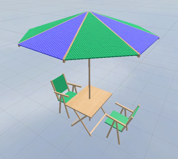 パラソルテーブル