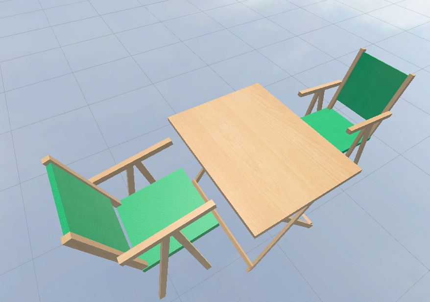 パラソルテーブル