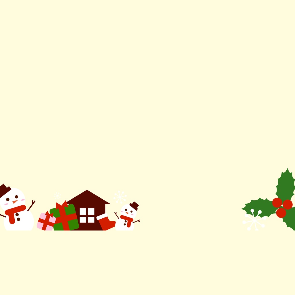 Vtuberクリスマス配信サムネイル・ロゴと背景素材